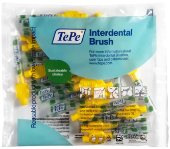 TePe brushes - yellow -  20 pack - size 4